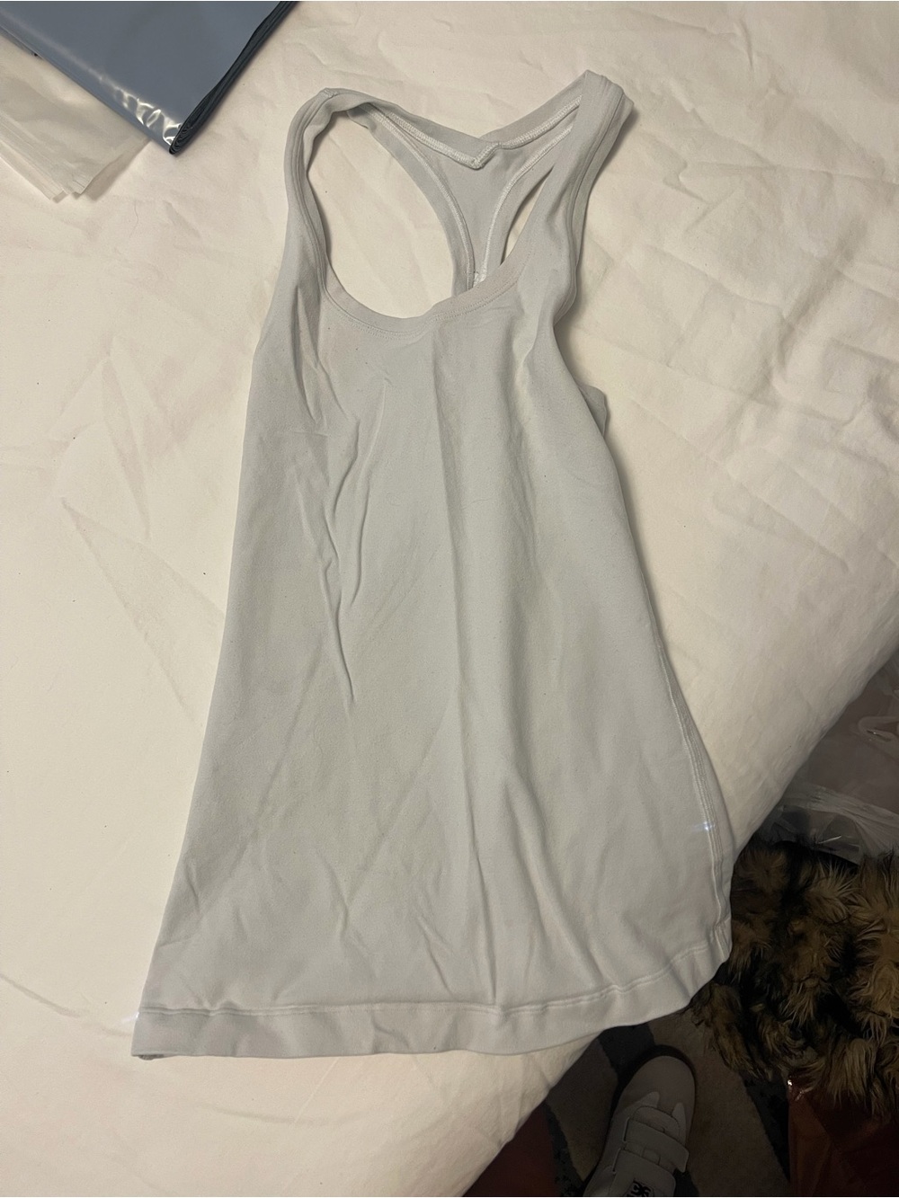 lululemon athletica White Racerback Tank Top